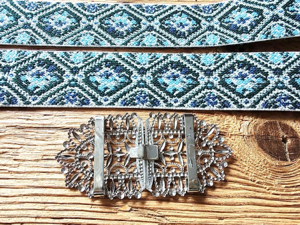 Bastelpaket für Stretchgürtel/Trachtengürtel