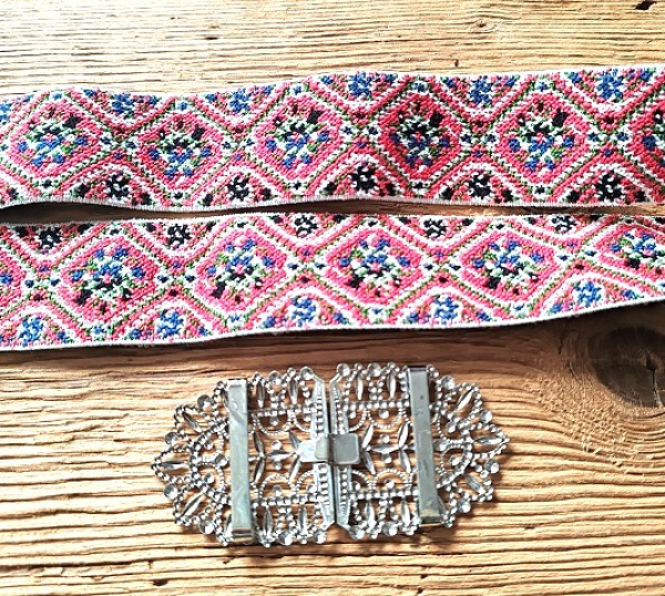 Bastelpaket für Stretchgürtel/Trachtengürtel