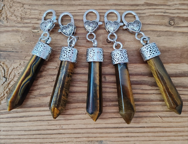 1 Trachtenanhänger Tigerauge