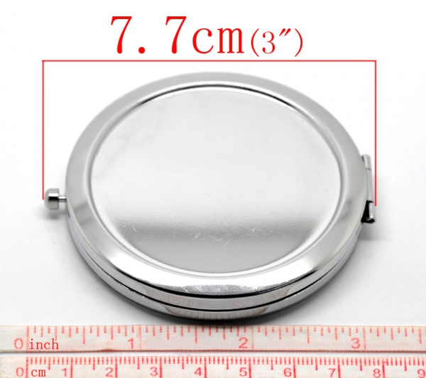 1 Taschenspiegel mit Fassung für 5,8 cm Cabos