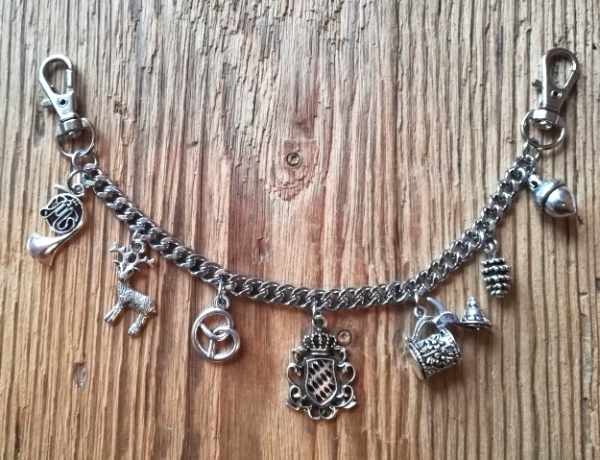 1 Kinder - Charivari, antik-silberfarben, ca. 21,5 cm