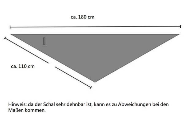 1 großer Dreieckschal, superweich und toll zum Dirndl, Farbe nach Wahl