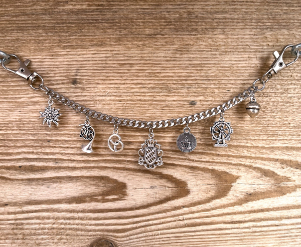 1 Kinder - Charivari, antik-silberfarben, ca. 23 cm - Kopie