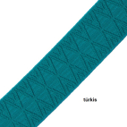 elastisches Band /Gummiband/ Stretchband, türkis, 4 cm