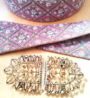 Bastelpaket für Stretchgürtel/Trachtengürtel